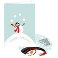 Juggler Snowman Holiday Greeting Card with Matching CD
